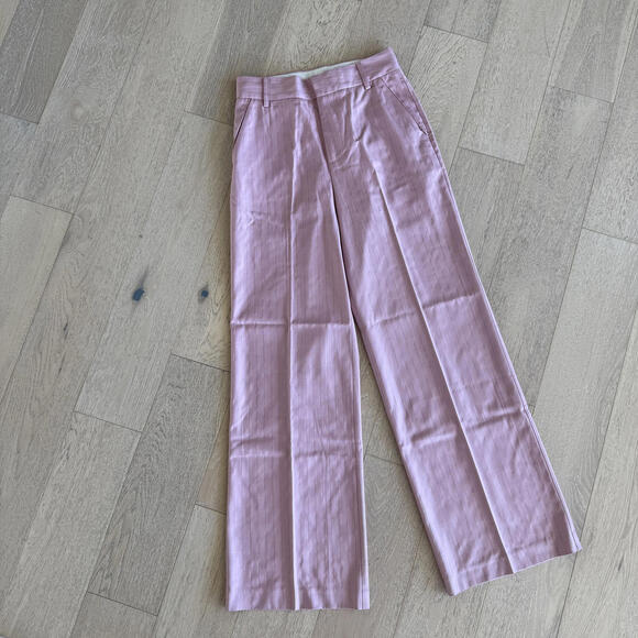 Good American Pants - Good American Women's Wide Leg Pants Pink Size 4/27